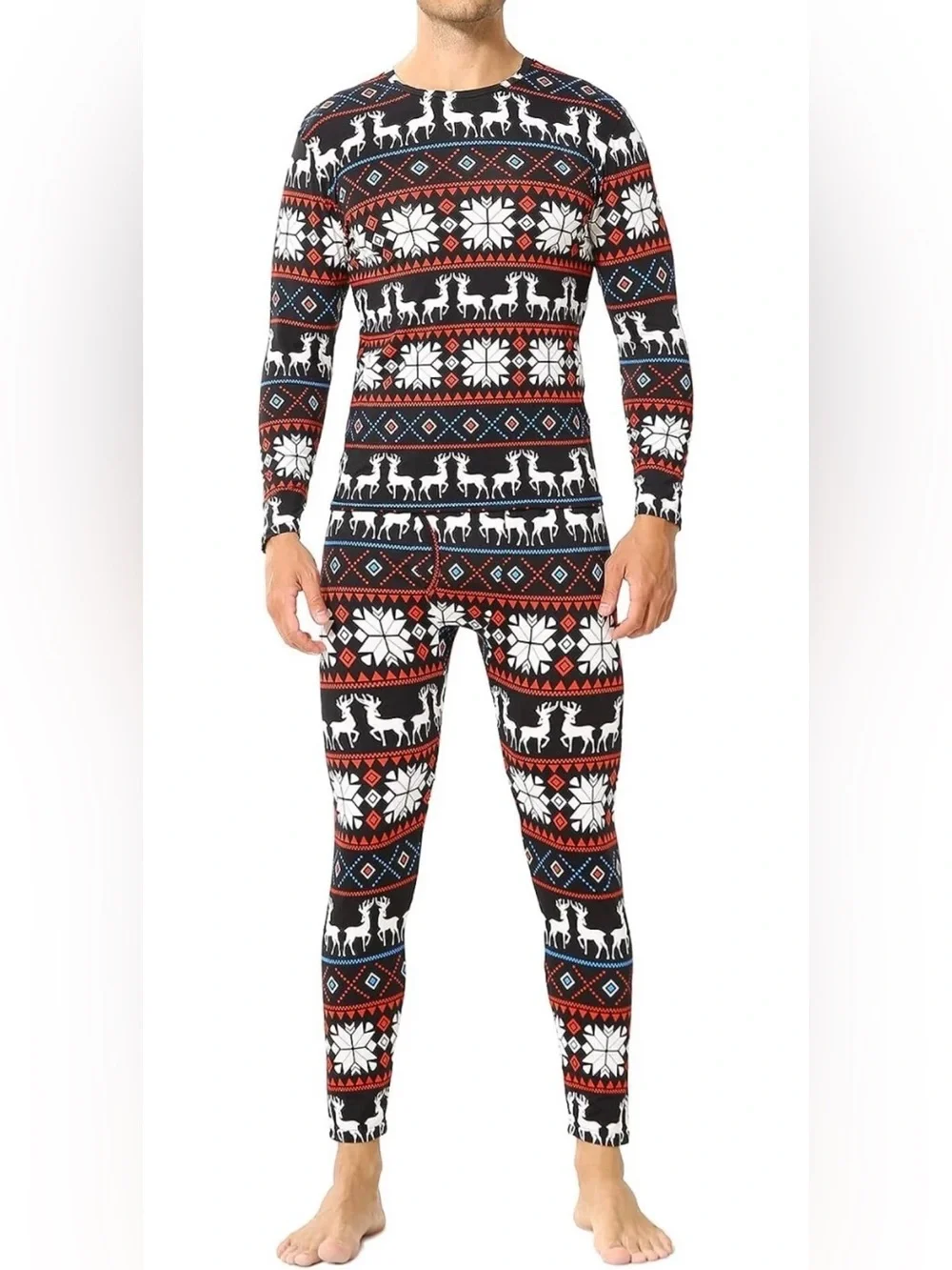 NEW Size S Mens Thermal Underwear Fleece Lined Long Johns Thermals Top & Bottom